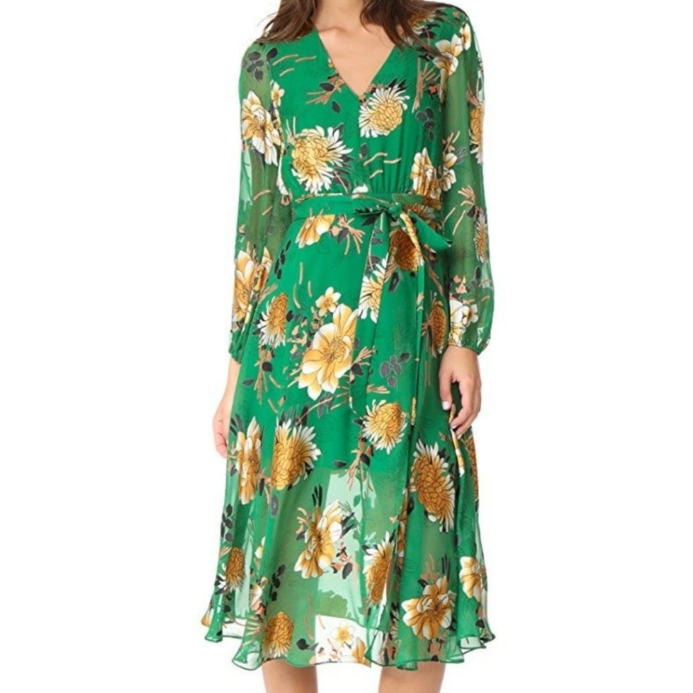 Alice and Olivia coco floral print dress